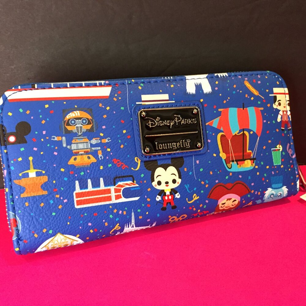 NWT Disney Parks Chibi Loungefly Wallet Purse